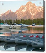 Grand Teton Dawn Iii Acrylic Print