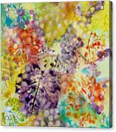 Grapes And Leaves I Acrylic Print