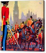 Great Britain, Royal Parade, Travel Poster Acrylic Print