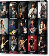 Greatest Guitarists Of All Time Acrylic Print