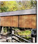 Green River Covered Bridge - Vermont Acrylic Print