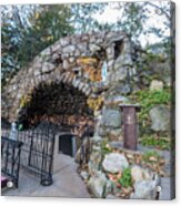 Grotto Of Our Lady Of Lourdes Acrylic Print