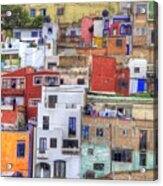 Guanajuato Jumble Acrylic Print