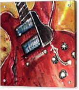 Gibson 335 Acrylic Print