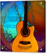 Guitar Tree Acrylic Print