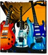 Guitars At Intermission Acrylic Print