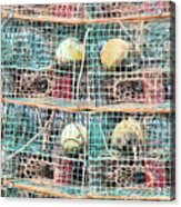 Gulf Coast Crab Traps Acrylic Print