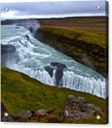 Gullfoss Waterfall #2 - Iceland Acrylic Print