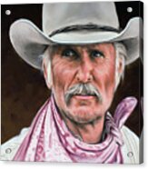 Gus Mccrae Texas Ranger Acrylic Print
