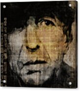Hallelujah Leonard Cohen Acrylic Print