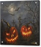 Halloween On Cemetery Hill Acrylic Print
