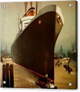 Hamburg-america Cruse Line Poster Acrylic Print