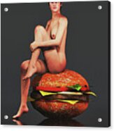 Hamburger Acrylic Print