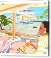 Hamilton's Kerbside Wharf - Bermuda Acrylic Print
