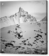 Hamperokken Peak Near Tromso Norway Acrylic Print