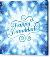 Hanukkah Greeting Card Viii Acrylic Print