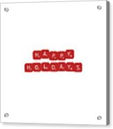 Happy Holidays Acrylic Print