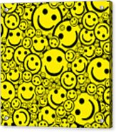 Happy Smiley Faces Acrylic Print
