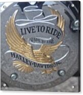 Harley Davidson Accessory Acrylic Print