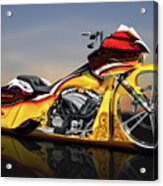 Custom Road Glide Bagger Motorcycle  -  Hdrdglreflect9506 Acrylic Print