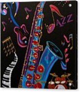 Harmony In Jazz Acrylic Print