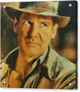 Harrison Ford As Indiana Jones Acrylic Print