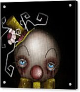 Hatter Clown Acrylic Print