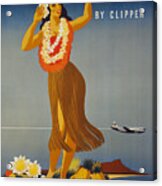 Hawaii By Clipper Acrylic Print