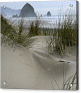 Haystack Rock From Chapman Point Acrylic Print