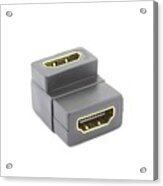 Hdmi Female To Female Adapter 90 Degrees Acrylic Print