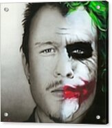 Heath Ledger / Joker Acrylic Print