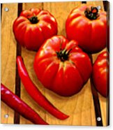 Heirloom Tomatoes Acrylic Print