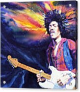 Hendrix Acrylic Print