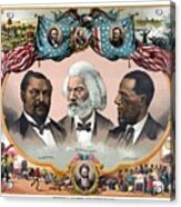 Heroes Of African American History - 1881 Acrylic Print