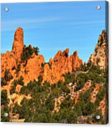 High Point Panorama At Garden Of The Gods Acrylic Print
