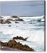 High Tides Monterey Pacific Coast 2018 Acrylic Print