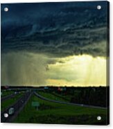 Highway Into The Storm Acrylic Print