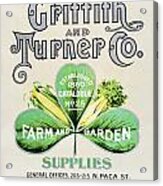 Historic Griffith And Turner Co. Farm Acrylic Print