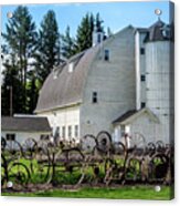 Historic Uniontown Washington Dairy Barn - 2 Acrylic Print