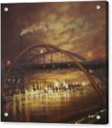 Hoan Bridge Acrylic Print