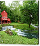 Hodgson Water Mill And Spring Acrylic Print