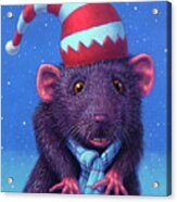 Holiday Mouse Acrylic Print