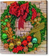 Holiday Wreath Acrylic Print