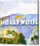 Hollywood Sign California Acrylic Print