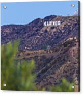 Hollywood Sign In The Morning Acrylic Print