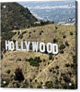 Hollywood Sign Acrylic Print