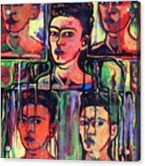 Homage To Frida Kahlo Acrylic Print