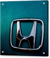 Honda Civic Hood Badge - Img4514 Acrylic Print