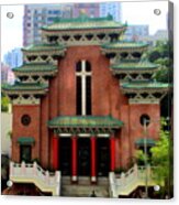 Hong Kong Temple Acrylic Print