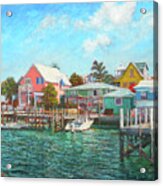 Hope Town By The Sea Acrylic Print